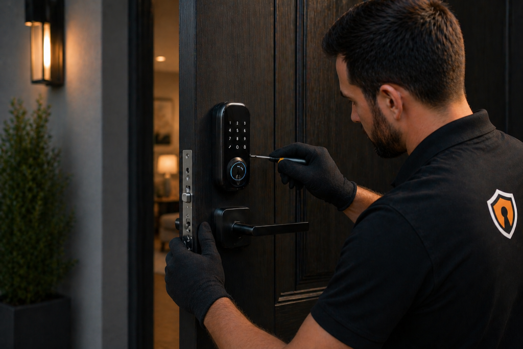 smart lock installation