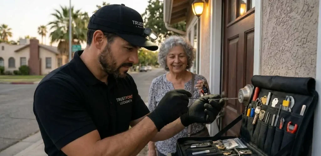 Trustpoint Locksmith Mobile Workshop in Delano